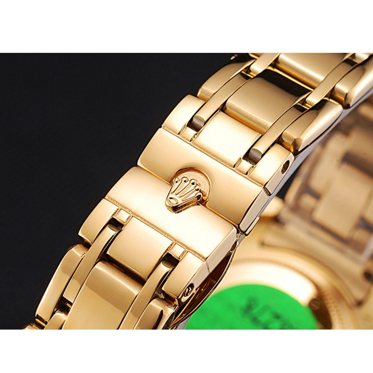 AAA Replica Watches Diamond Pink Bracelet Gold Bezel Dial Case And Rolex 622835 Jewels Datejust 0514